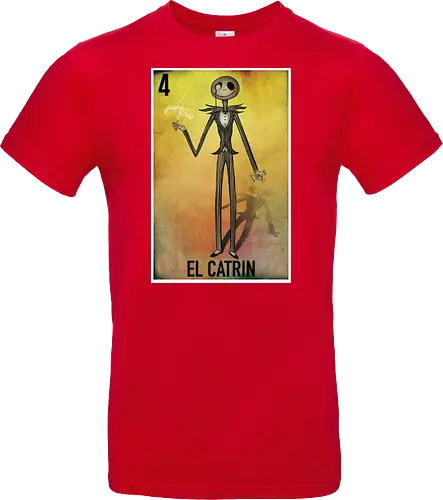 El Catrin - Jack Skellington Mexikanische Loteria