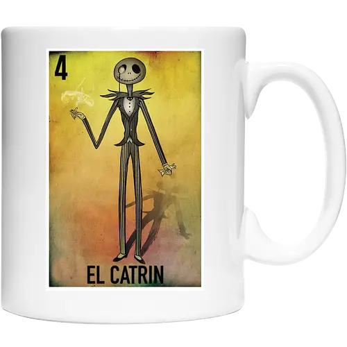 El Catrin - Jack Skellington Mexikanische Loteria