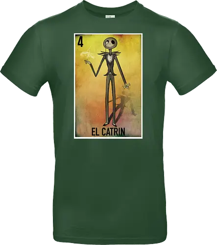 El Catrin - Jack Skellington Mexikanische Loteria