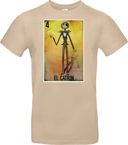 El Catrin - Jack Skellington Mexikanische Loteria