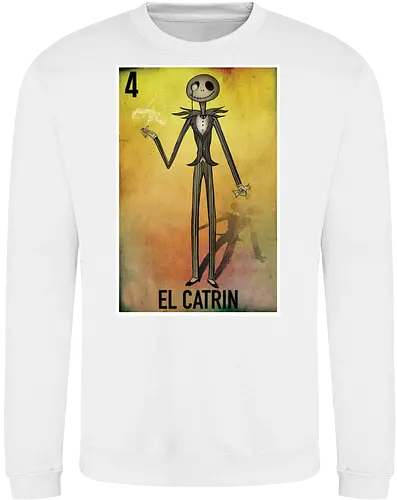 El Catrin - Jack Skellington Mexikanische Loteria