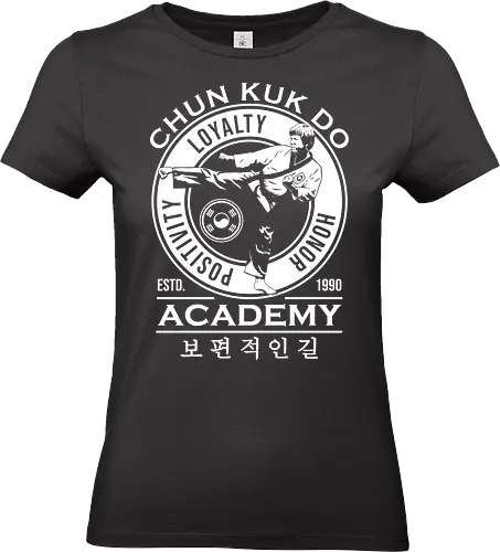 Chun Kuk Do - Fictional Martial Arts Academy  - martial arts, 80s, 80s movies, action movies, brazilian jiu jitsu, fitness, inspirational, jiu jitsu - Standard T-Shirt (Women)