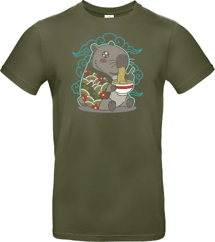 Ramen Capybara Kawaii Japanese Aesthetic Animal Graphic