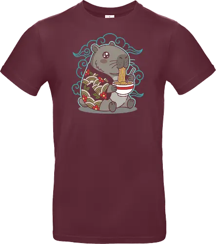 Ramen Capybara Kawaii Japanese Aesthetic Animal Graphic