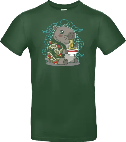 Ramen Capybara Kawaii Japanese Aesthetic Animal Graphic