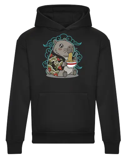 Ramen Capybara Kawaii Japanese Aesthetic Animal Graphic