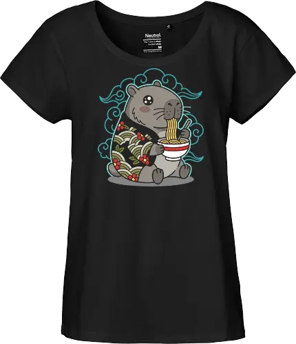 Ramen Capybara Kawaii Japanese Aesthetic Animal Graphic