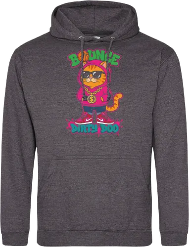 "Bounce Dirty Doo" Cool Streetwear Cat Hip-Hop Graphic