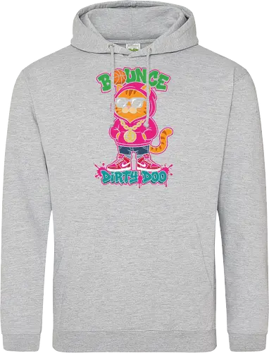 "Bounce Dirty Doo" Cool Streetwear Cat Hip-Hop Graphic