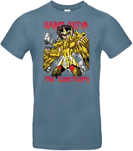 Sanctuary – Sagittarius Seiya - saint seiya, sanctuary arc, sagittarius seiya, gold cloth, zodiac warrior, athena knights, shonen classic, manga series, anime art - Standard T-Shirt