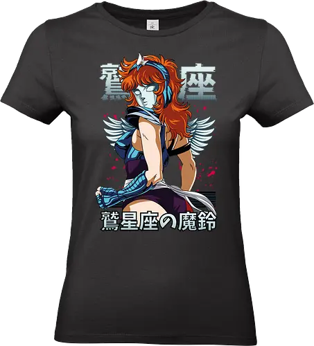 Eagle Marin - saint seiya, eagle marin, silver saint, athena warrior, female saint, zodiac anime, shonen classic, manga series, anime art - Standard T-Shirt (Women)