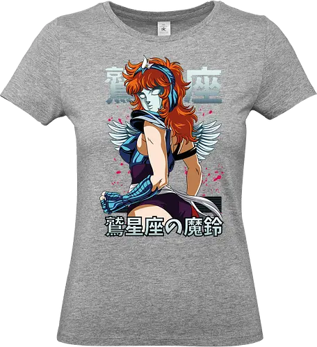 Eagle Marin - saint seiya, eagle marin, silver saint, athena warrior, female saint, zodiac anime, shonen classic, manga series, anime art - Standard T-Shirt (Women)