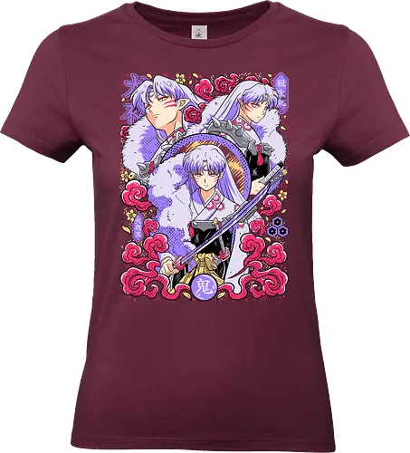 Sesshomaru – Lord of the West - inuyasha, sesshomaru, full demon lord, daiyokai, feudal era anime, yokai warrior, fantasy shonen, manga series, anime art - Standard T-Shirt (Women)