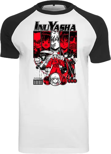 Inuyasha – Demon Blood Awakening - inuyasha, Slayer, tessaiga sword, feudal fantasy, yokai battles, classic anime, shonen manga, japanese anime, anime art - Raglan T-Shirt