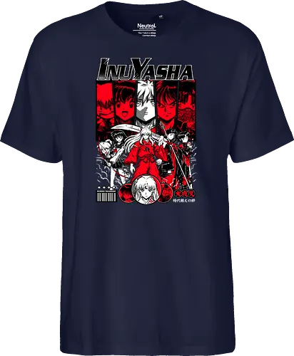 Inuyasha – Demon Blood Awakening - inuyasha, Slayer, tessaiga sword, feudal fantasy, yokai battles, classic anime, shonen manga, japanese anime, anime art - Fairtrade T-Shirt