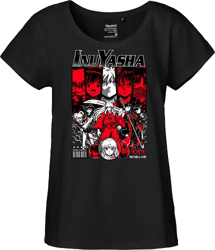 Inuyasha – Demon Blood Awakening - inuyasha, Slayer, tessaiga sword, feudal fantasy, yokai battles, classic anime, shonen manga, japanese anime, anime art - Fairtrade Girl Shirt
