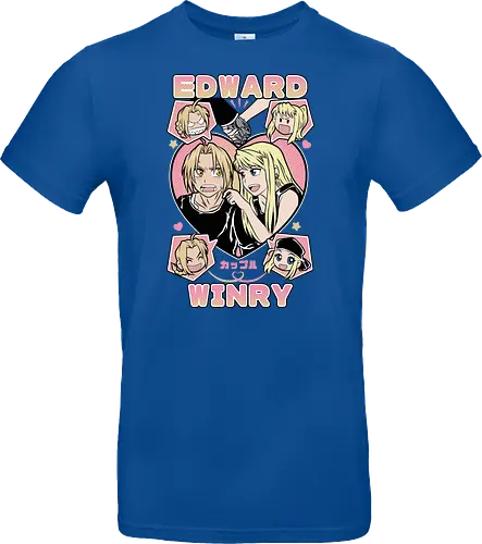 Edward & Winry – Alchemist’s Promise - fullmetal alchemist, edward elric, winry rockbell, anime couple, automail mechanic, alchemy power, brotherhood anime, manga series, anime art - Standard T-Shirt