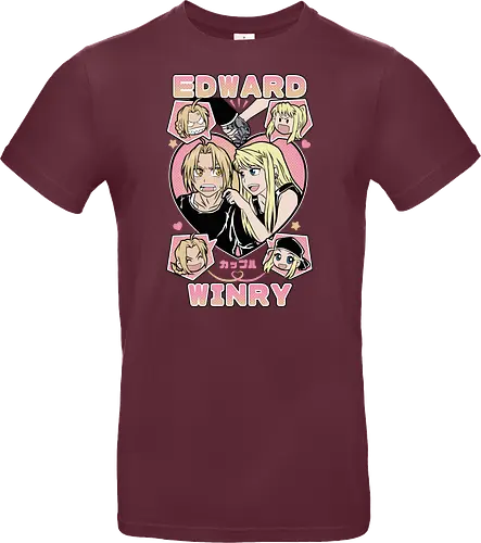 Edward & Winry – Alchemist’s Promise - fullmetal alchemist, edward elric, winry rockbell, anime couple, automail mechanic, alchemy power, brotherhood anime, manga series, anime art - Standard T-Shirt