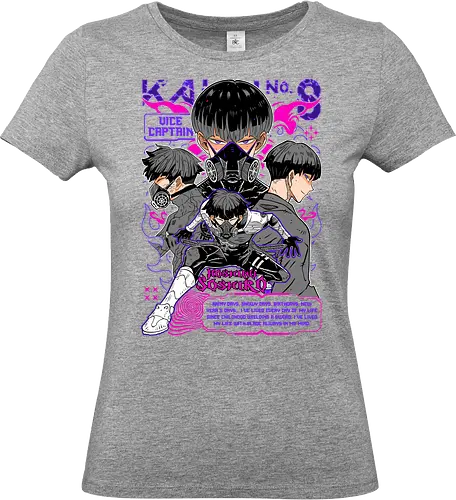 Vice Captain Hoshina – Close Combat Specialist - kaiju no 8, hoshina soshiro, vice captain, sword master, anti kaiju unit, shonen anime, manga illustration, anime aesthetic - Standard T-Shirt (Women)
