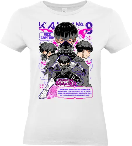 Vice Captain Hoshina – Close Combat Specialist - kaiju no 8, hoshina soshiro, vice captain, sword master, anti kaiju unit, shonen anime, manga illustration, anime aesthetic - Standard T-Shirt (Women)