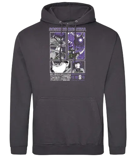 Hoshina’s Katana Fury - kaiju no 8, hoshina, blade warrior, monster battle, action manga, japanese anime, anime illustration - Standard Hoodie