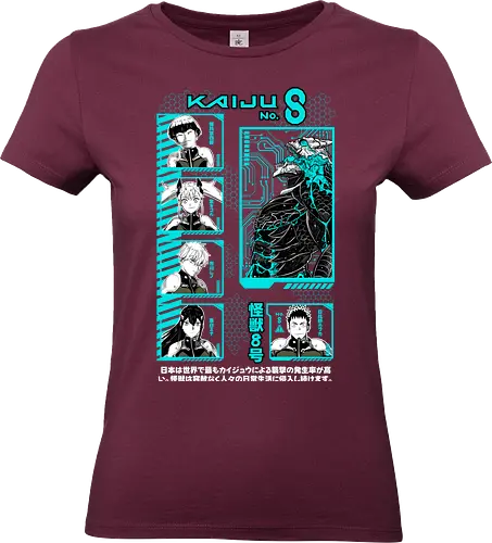 Kaiju No 8 – Defense Force Rising - kaiju no 8, monster anime, defense force, giant creature battle, action shonen, manga series, anime art - Standard T-Shirt (Women)