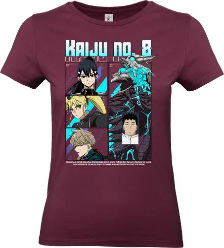 Kaiju No 8 – Urban Monster War - kaiju no 8, sci fi anime, kaiju battle, defense unit, shonen manga, anime aesthetic - Standard T-Shirt (Women)