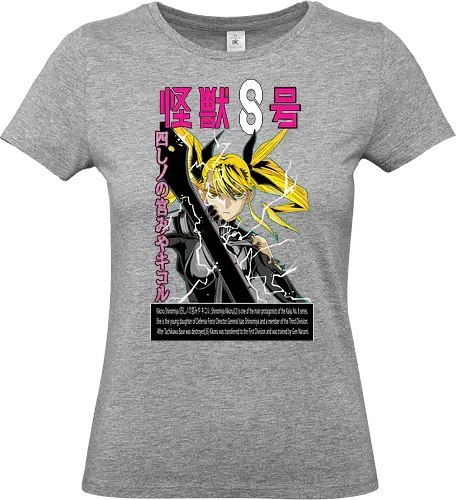 Kikoru Shinomiya – Elite Prodigy - kaiju no 8, kikoru shinomiya, defense force prodigy, anime girl warrior, elite fighter, monster slayer, manga series, anime art - Standard T-Shirt (Women)