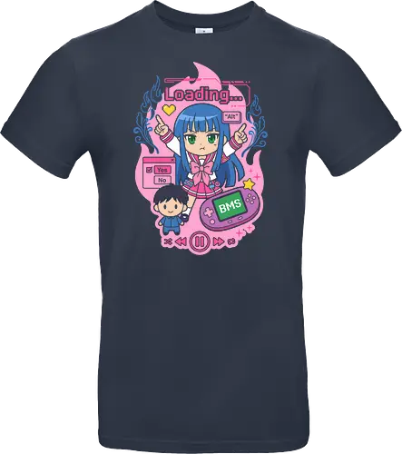 Loading Alt Kawaii Gamer Girl Retro Handheld Console Graphic