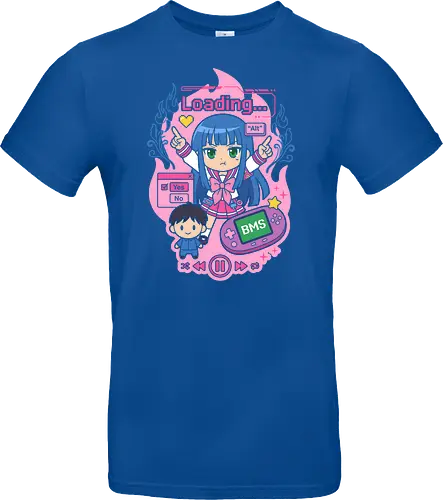 Loading Alt Kawaii Gamer Girl Retro Handheld Console Graphic