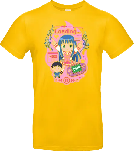 Loading Alt Kawaii Gamer Girl Retro Handheld Console Graphic