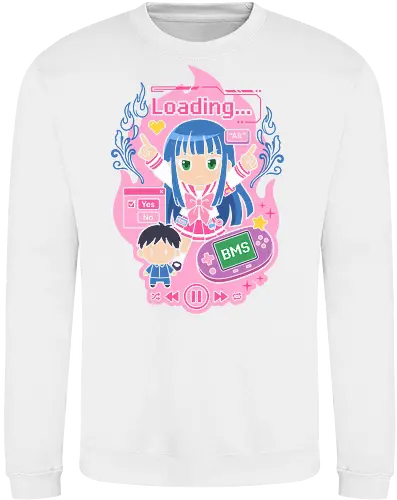 Loading Alt Kawaii Gamer Girl Retro Handheld Console Graphic