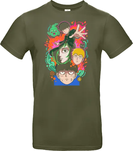 "Psychic Awakening" Mob Shigeo Kageyama Retro Anime