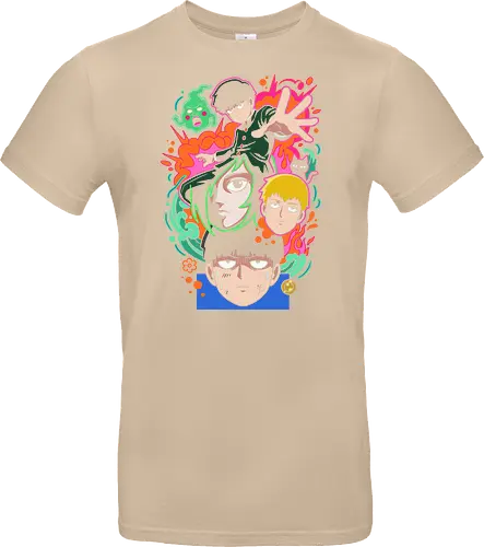 "Psychic Awakening" Mob Shigeo Kageyama Retro Anime