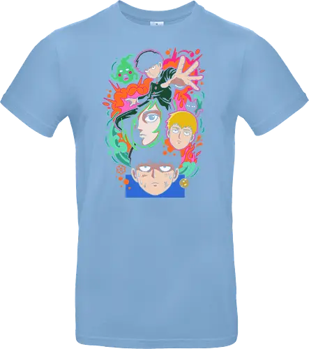 "Psychic Awakening" Mob Shigeo Kageyama Retro Anime