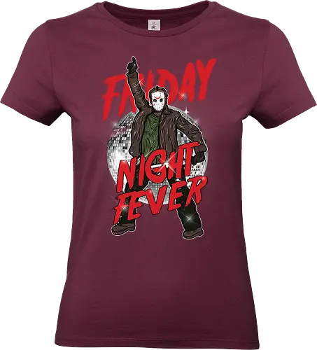 Friday Night Fever - Jason Voorhees Disco - klassischer terror, jason voorhees t-shirt, freitag der 13, slasher film, horror kleidung, disco fieber, teetan, hockey maske, crystal lake, schwarzer humor, kino mashup, 80er horror, kultfilm, horror comedy, sean cunningham - Standard T-Shirt (Women)