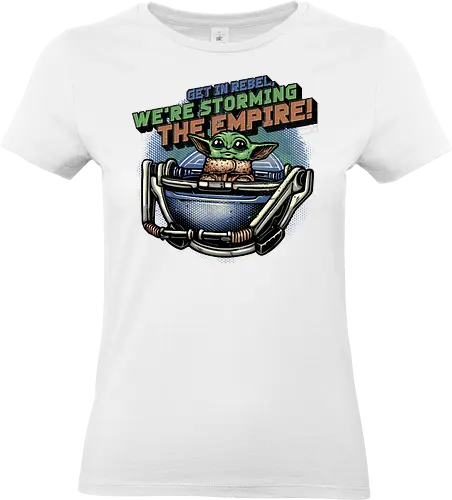 Storming the Empire - Movie, film, heroes, character, galaxy, galactic, space, droids, fictional - Standard T-Shirt (Women)