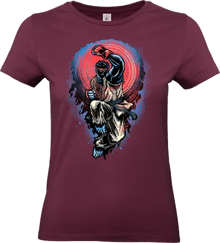 Power of the Fireball - action, Arcade, video game, retro gaming, gamer, fighting, movie - Standard T-Shirt (Women)