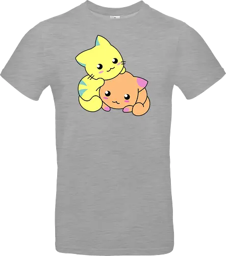 Gatos Amarillos y Naranjas Relajantes