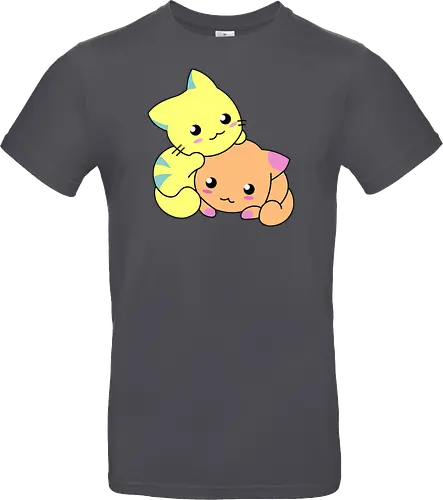 Gatos Amarillos y Naranjas Relajantes