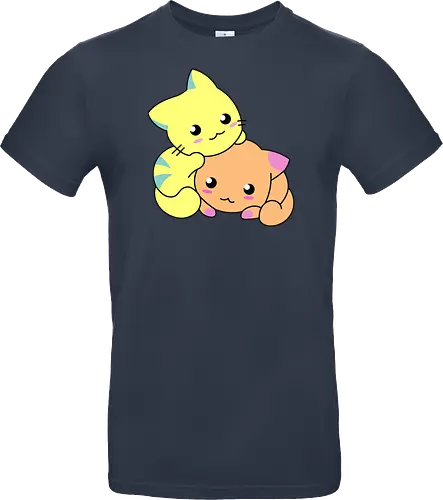 Gatos Amarillos y Naranjas Relajantes