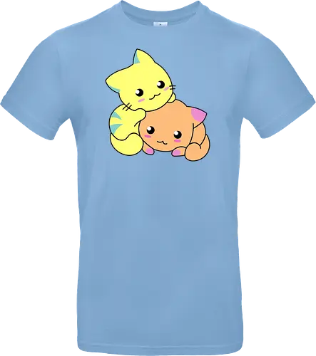 Gatos Amarillos y Naranjas Relajantes