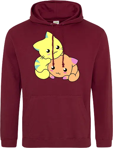 Gatos Amarillos y Naranjas Relajantes