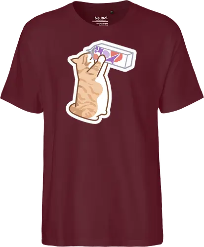 Gato Naranja Bebe Leche