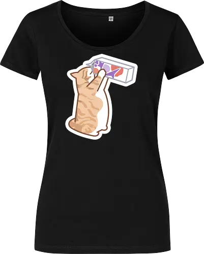 Gato Naranja Bebe Leche