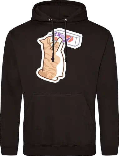 Gato Naranja Bebe Leche