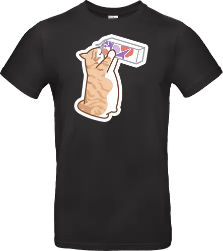 Gato Naranja Bebe Leche