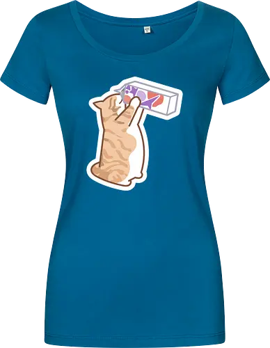 Gato Naranja Bebe Leche