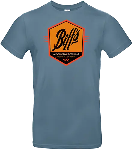 Biff Automotive Detailing - movie, Future, automotive, biff tannen, brute, delorean, doc brown, film, high school, hollywood, hoverboard, marty mcfly, retro, time travel, villain - Standard T-Shirt