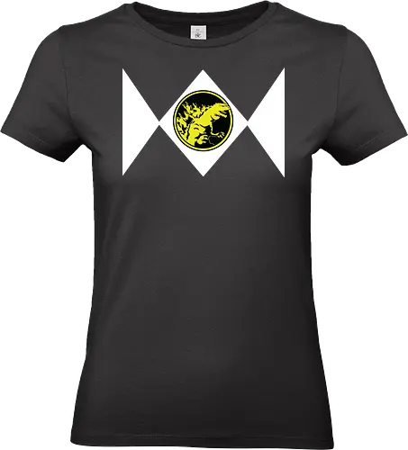 Kaiju Power Rangers - Kaiju Ranger Mashup - teetan, super sentai, mighty morphin, godzilla t-shirt, power rangers mashup, kaiju ranger, tokusatsu kleidung, gojira toho, japanische popkultur, kaiju eiga, monsterfilme, gelber ranger, minimalistische kunst, godzilla 1954, toho gesellschaft - Standard T-Shirt (Women)